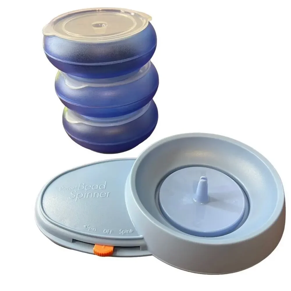 Darice Battery Powered Bead Spinner Jewelry Making Tool w 3 Bowls & Instructions